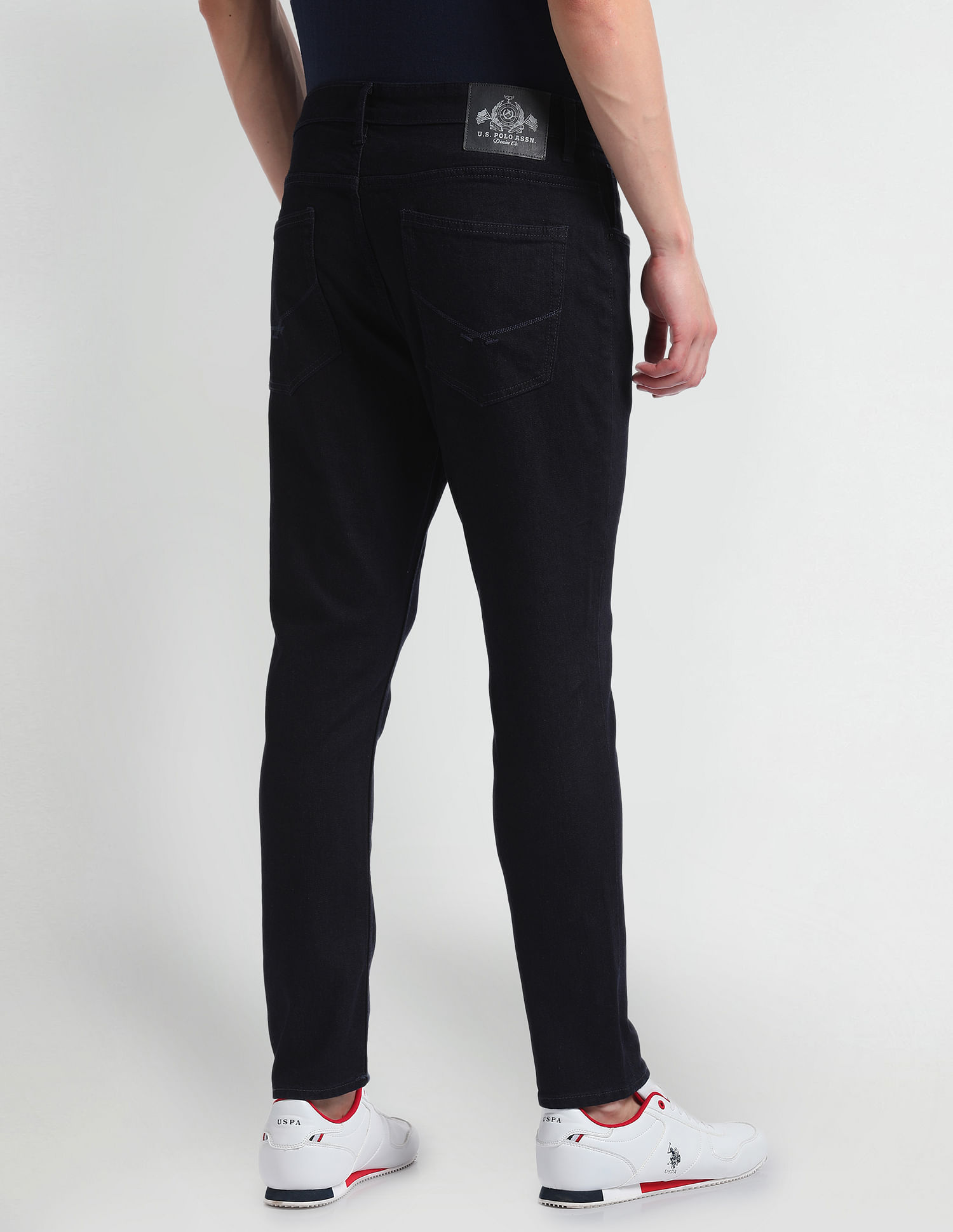 U.S. Polo Assn. Denim Co. Henry Cropped Fit Blue Jeans