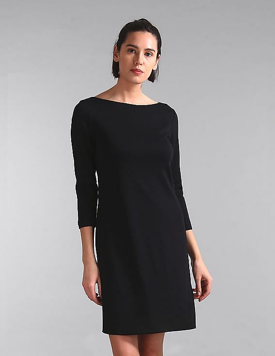 modern boatneck dress