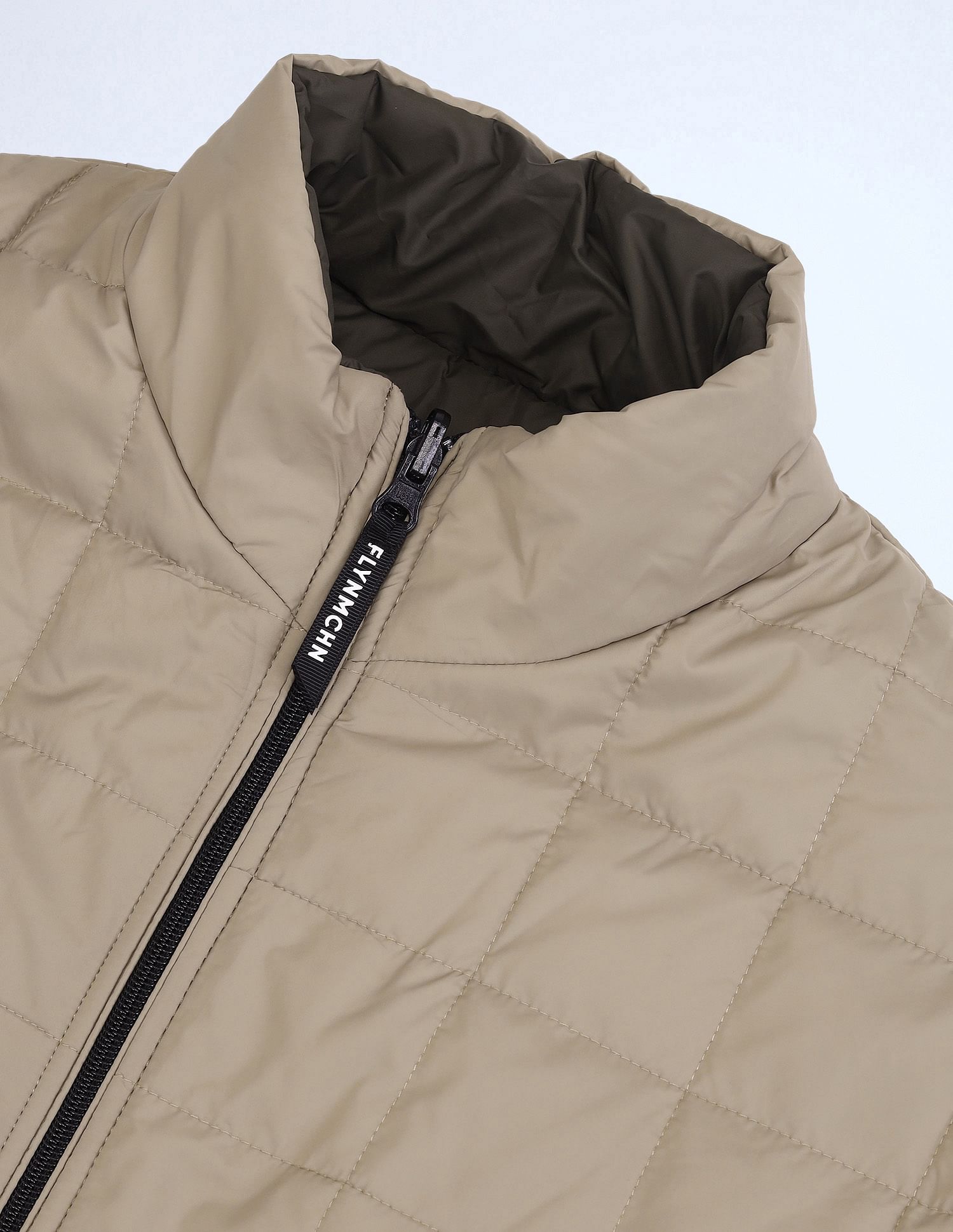 Flying Machine Regular Fit Solid Padded Jacket