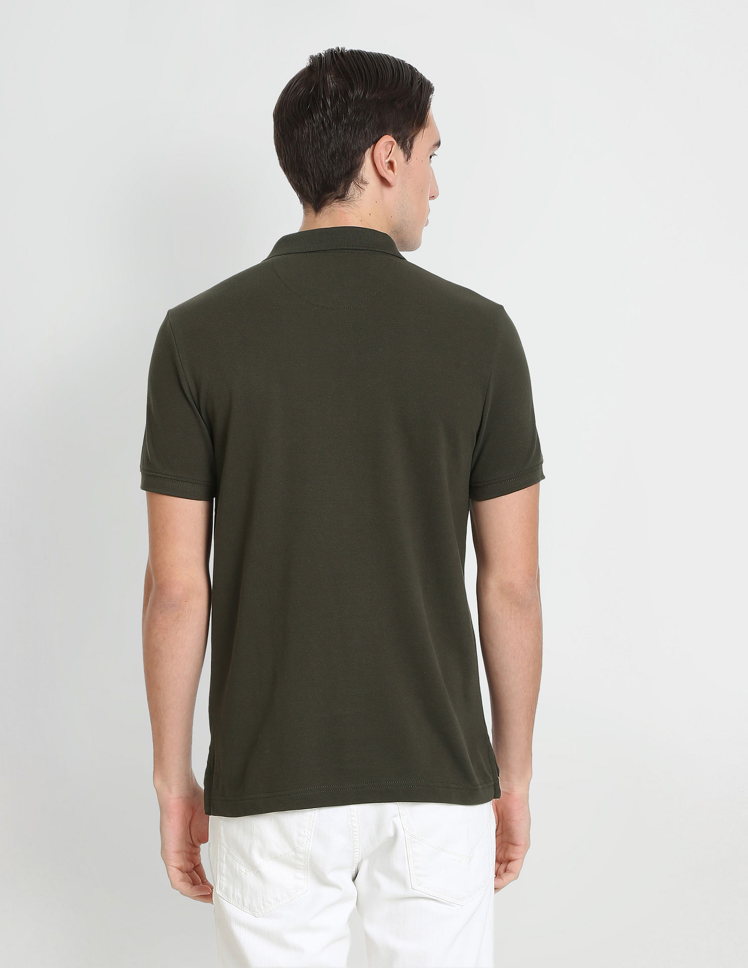U.S. Polo Assn. Denim Co. Solid Pique Polo Shirt