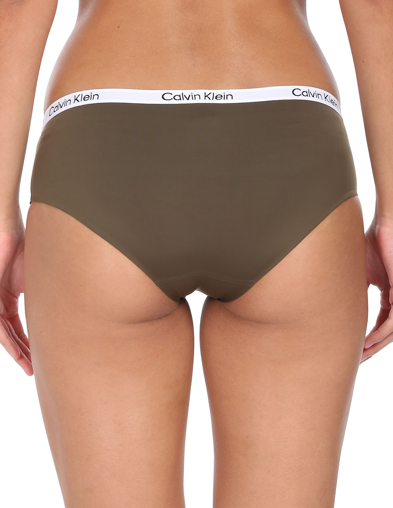 Calvin Klein Women Invisible Hipster Underwear D3429 Olive Green
