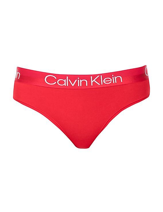 Buy Calvin Klein Underwear Women's Solid Red Hipster at