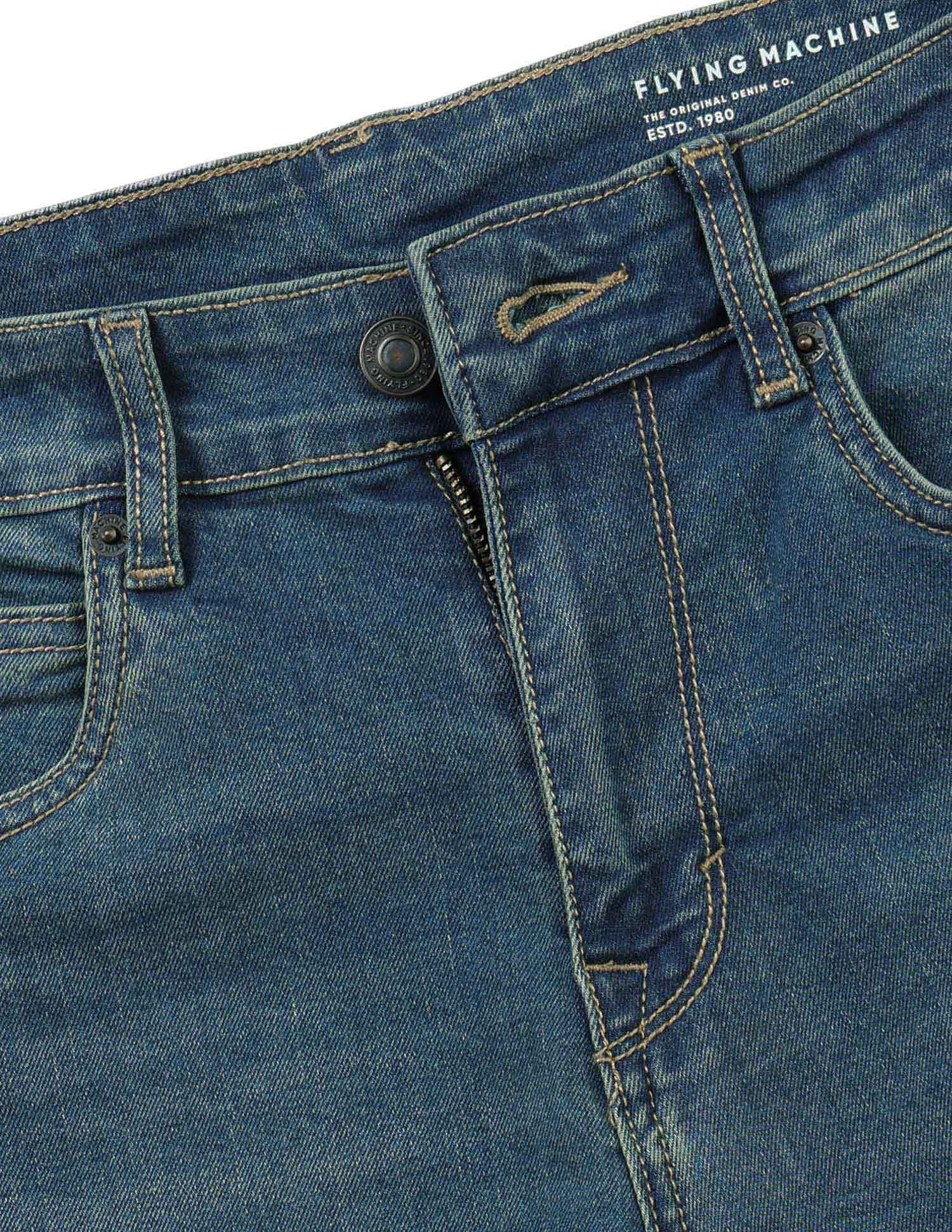 Flying Machine Freddie Slim Straight Fit Mrtf Jeans