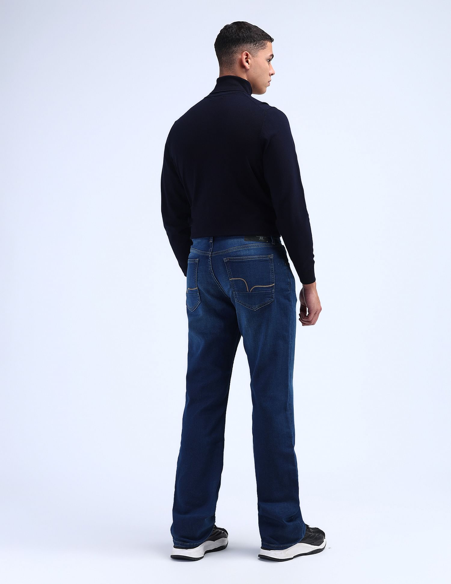 Flying Machine Mid Rise Bruce Bootcut Jeans
