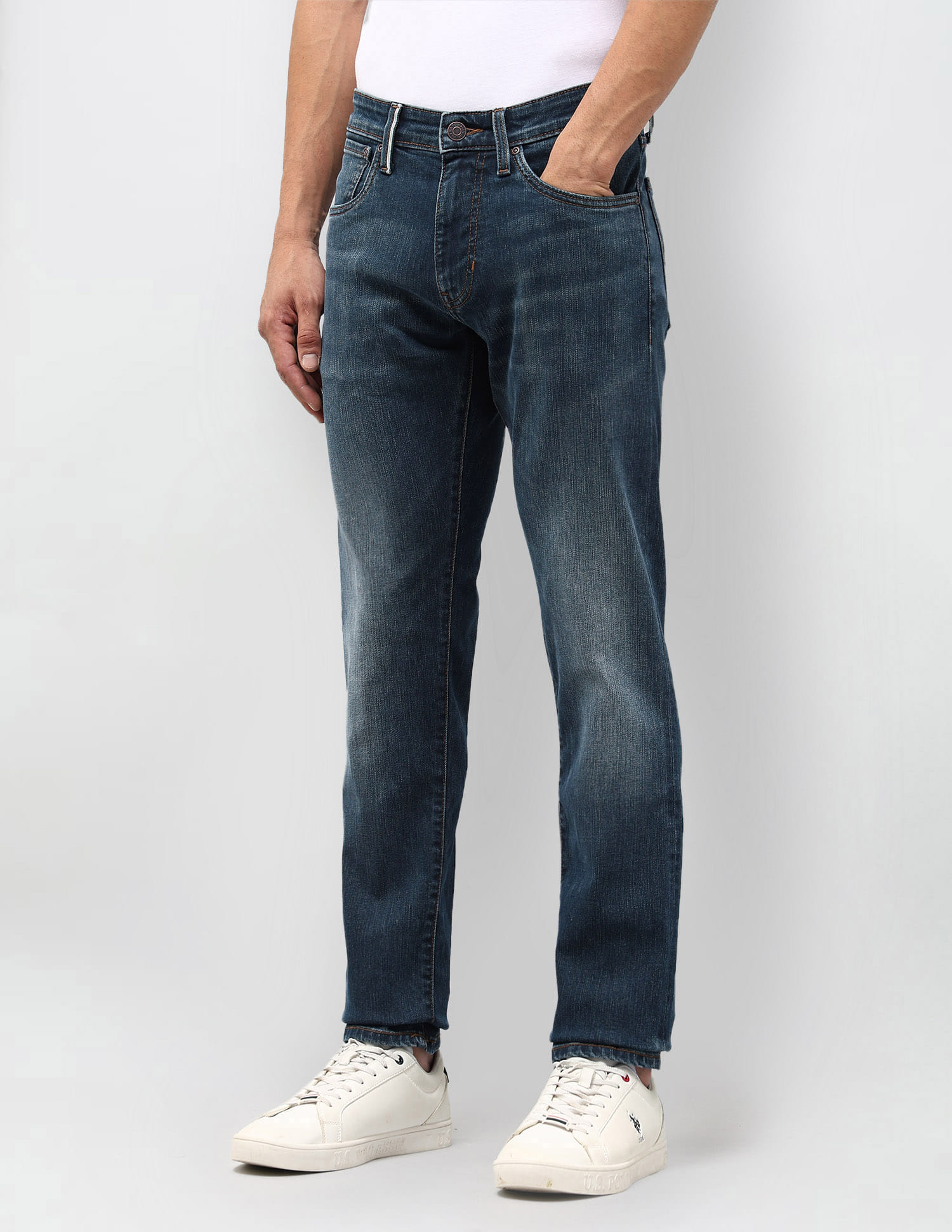 Buy U.S. Polo Assn. Denim Co. Brandon Slim Tapered Fit Jeans