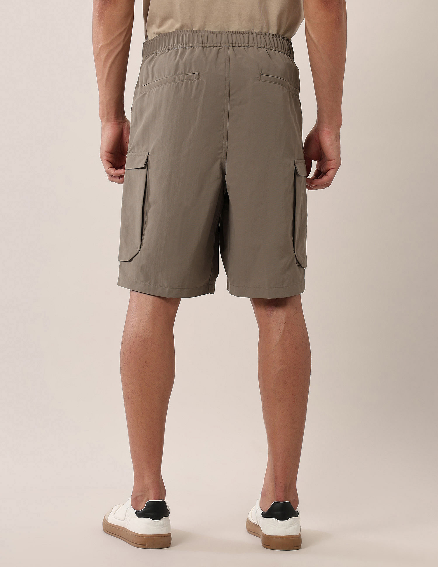 U.S. Polo Assn. Denim Co. Solid Regular Fit Cargo Shorts