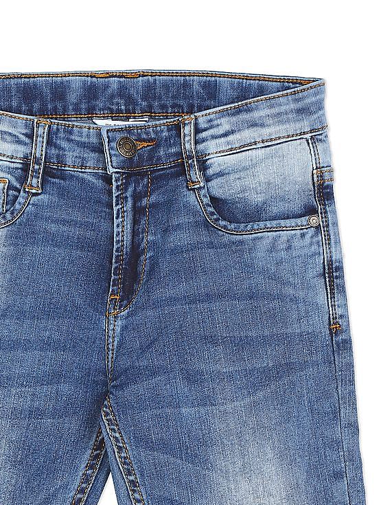 U.S. Polo Assn. Kids Mid Rise Slim Fit Jeans
