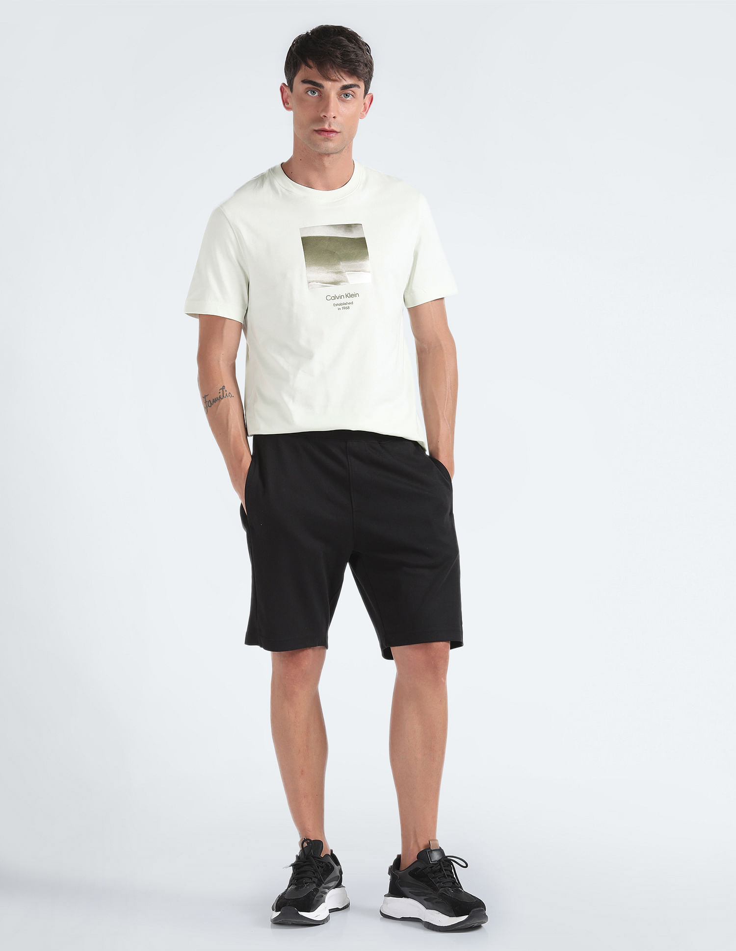 Calvin Klein Diffused Graphic Cotton T-Shirt