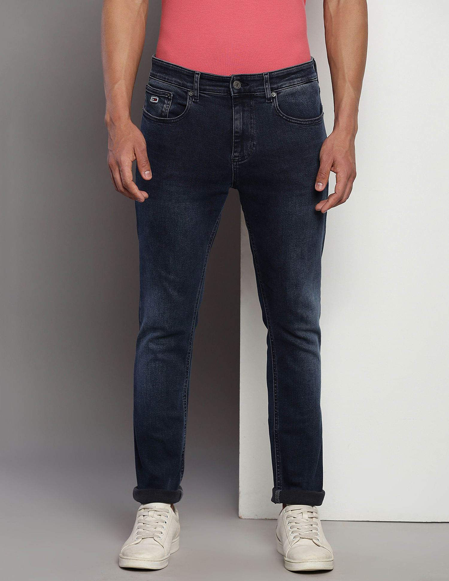 Tommy Hilfiger Mid Rise Austin Slim Tapered Fit Jeans