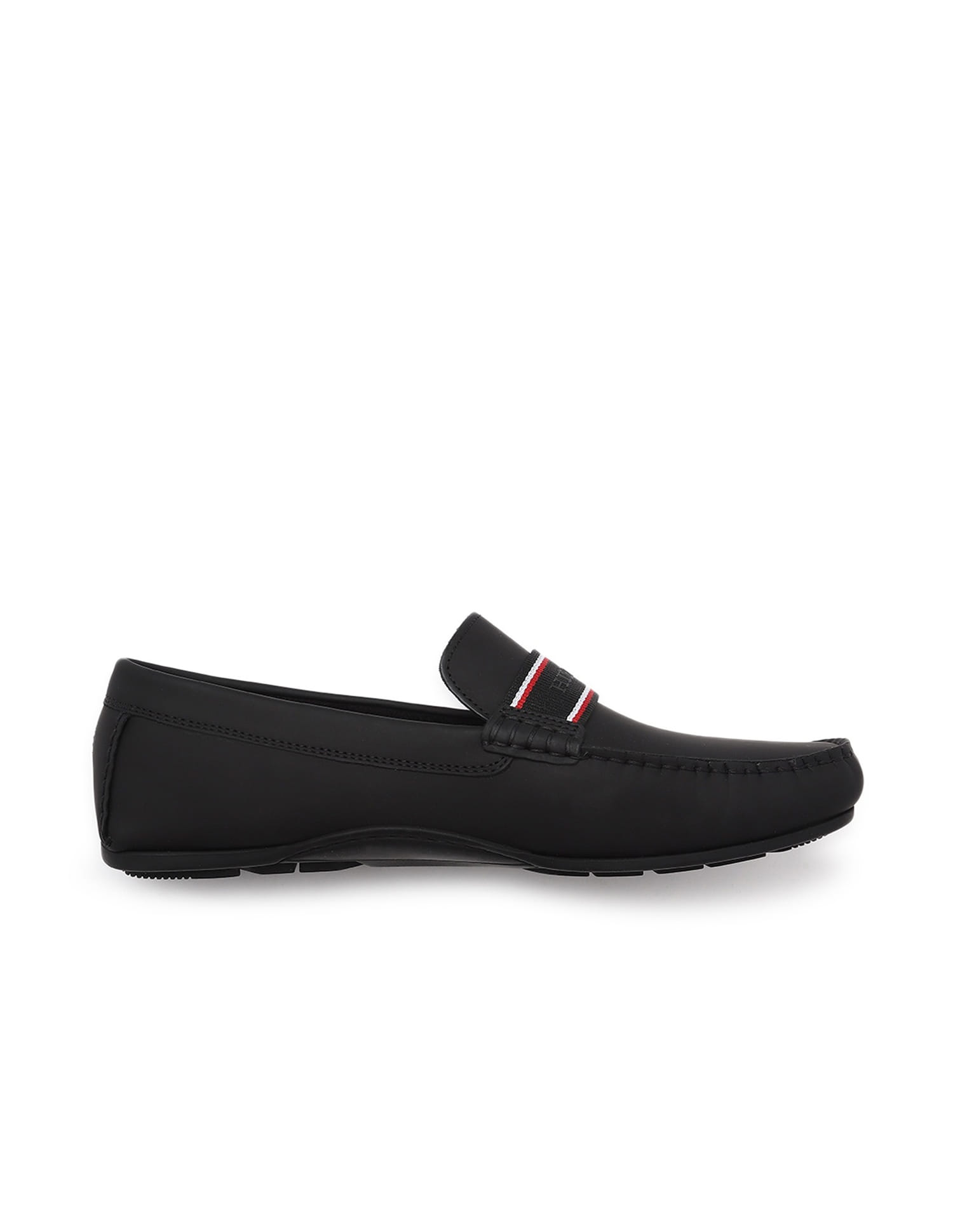 Tommy Hilfiger Simol Black Leather Loafers Men’s Size 9M Buy Tommy Hilfiger Black Leather Flexible Loafers from Next USA main image 3