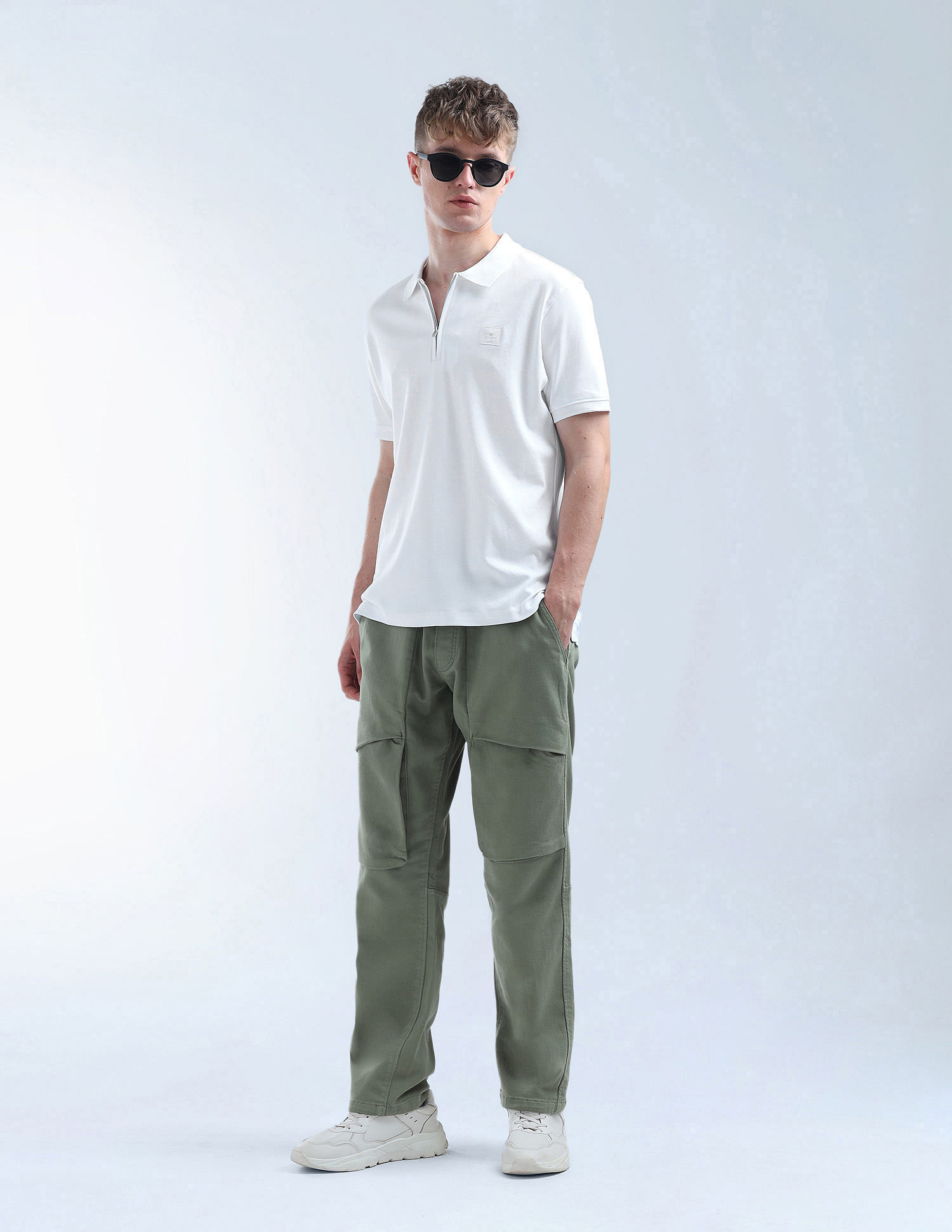 Flying Machine Pure Cotton Essentials Polo Shirt