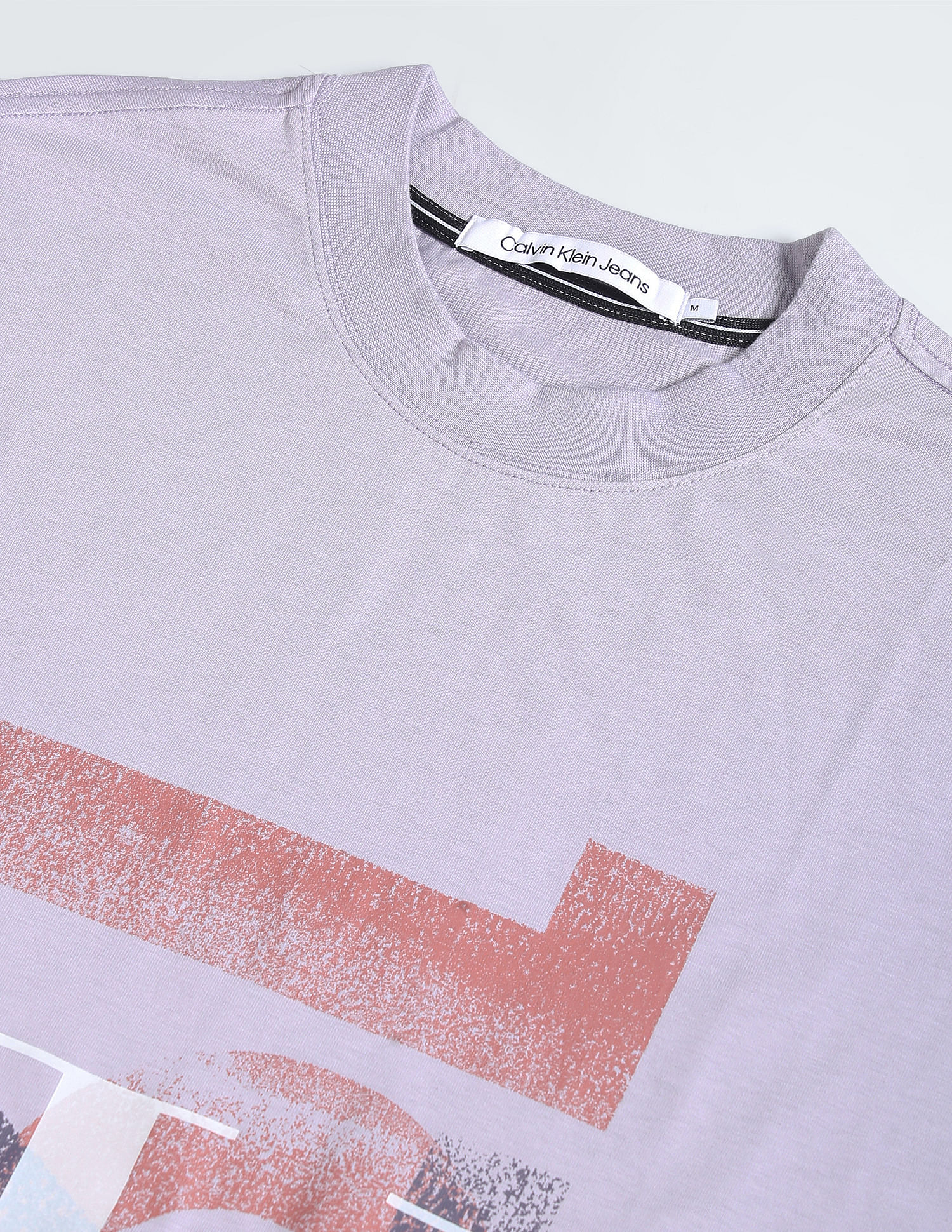 Calvin Klein Cotton Brand Print T-Shirt