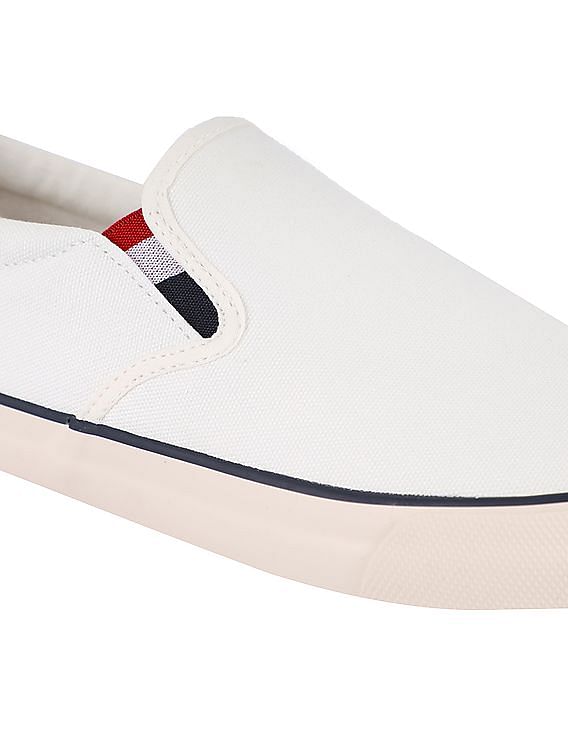 U.S. Polo Assn. Men Striped Gusset Fitz Slip On Shoes