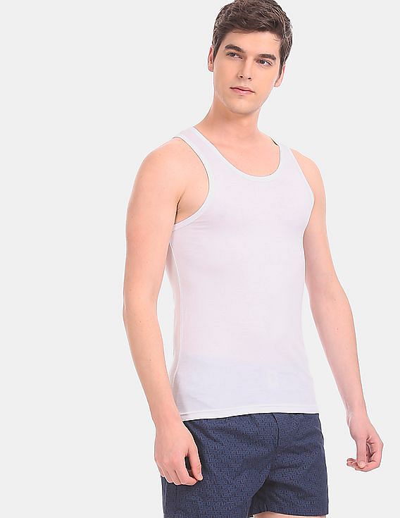 cotton inner vest mens