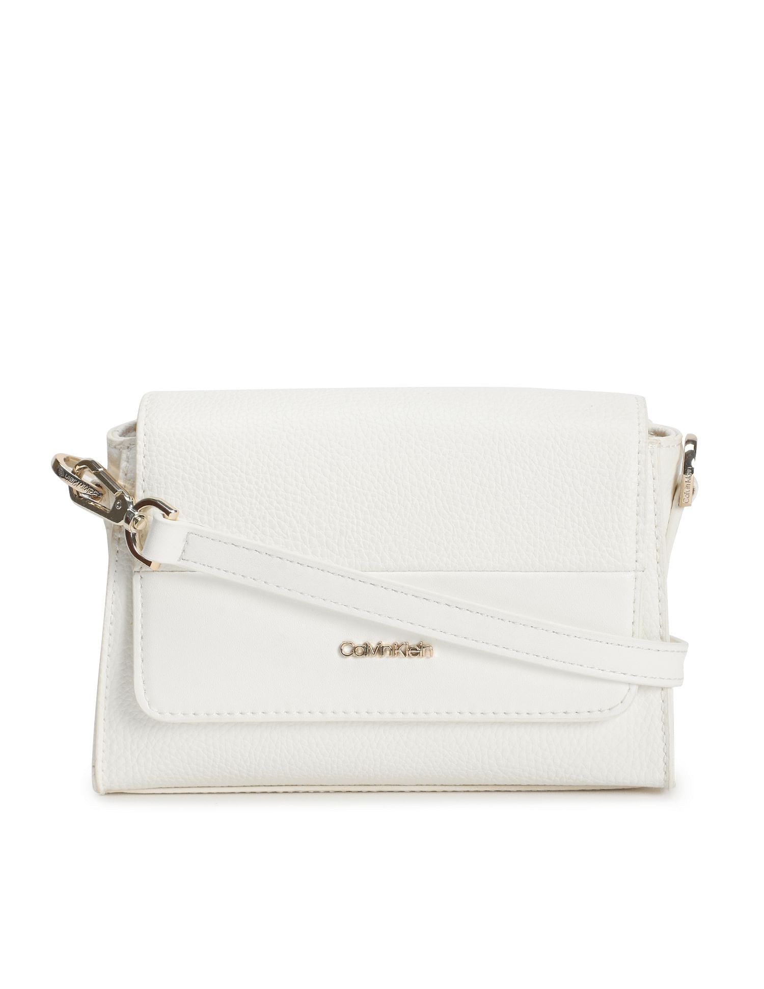 Calvin klein white crossbody bag best sale