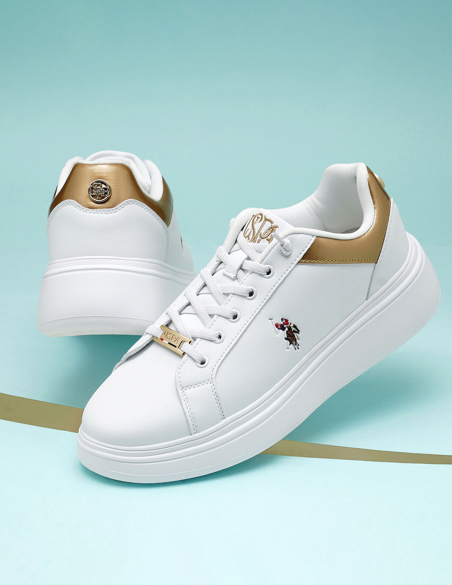 U.S. Polo Assn. Women Round Toe Elsie 3.0 Sneakers