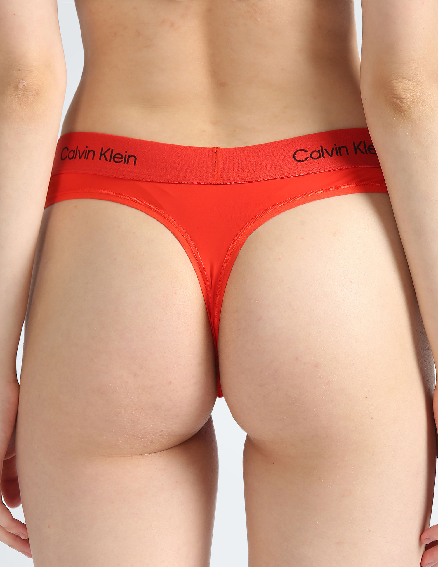 Buy Calvin Klein Orange Modern Cotton Vday String Thong from Next