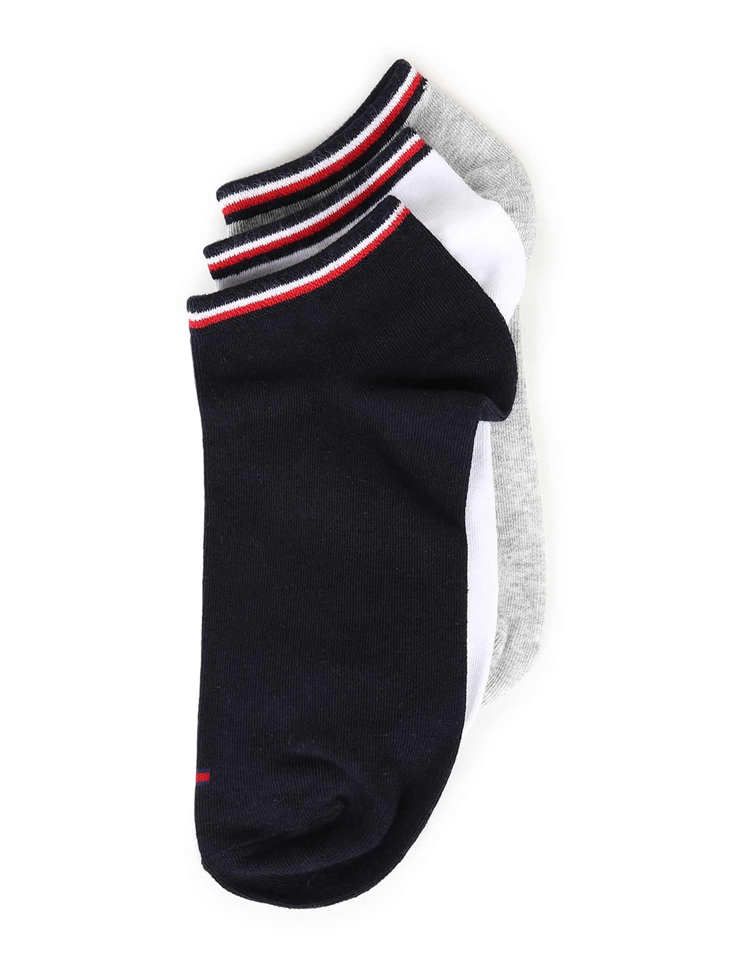Tommy Hilfiger Men Ankle Length Socks - Pack Of 3
