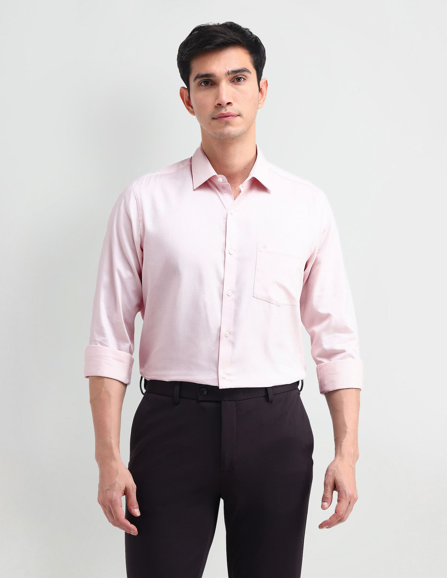 Arrow Regular Fit Solid Shirt