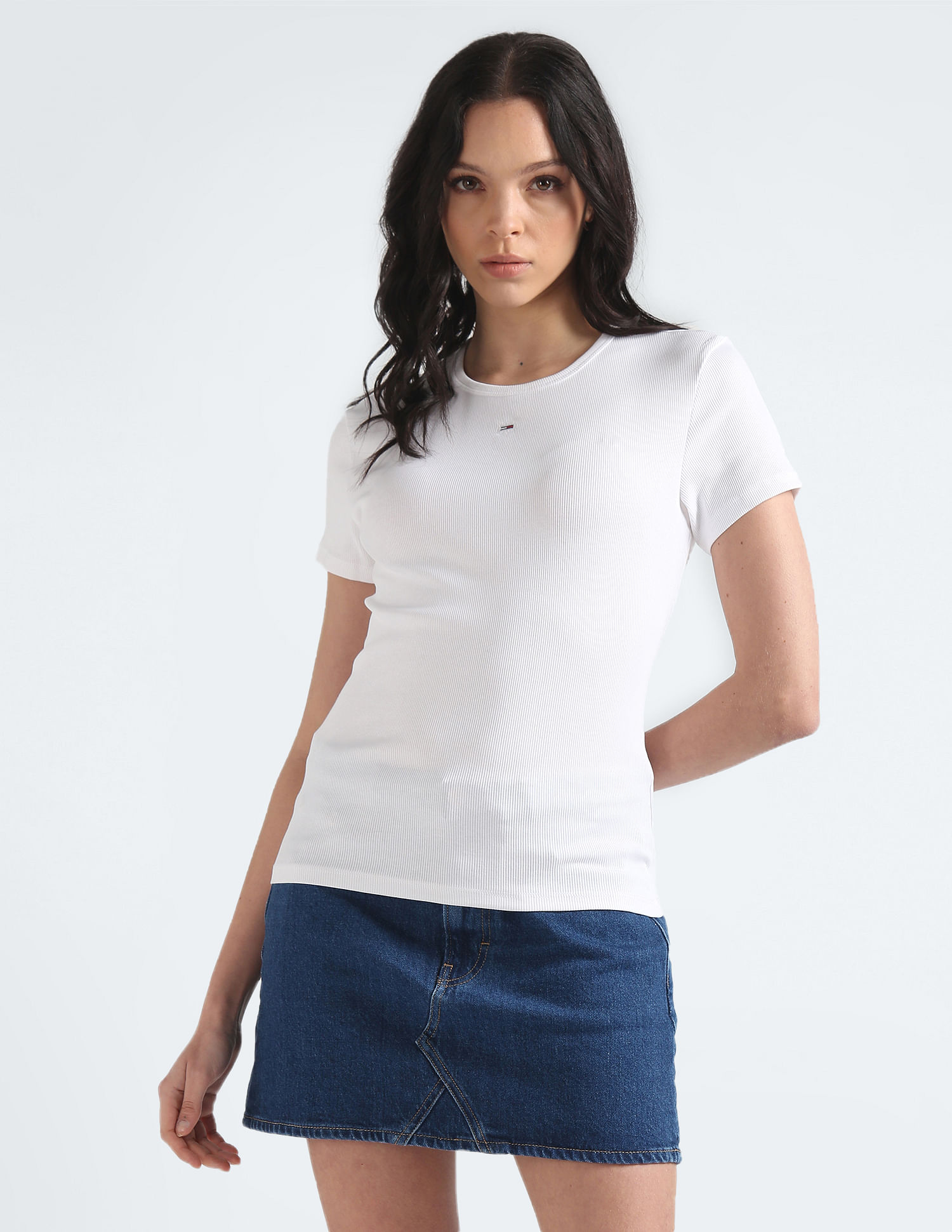 Tommy Hilfiger Slim Fit Essential Ribbed T-Shirt