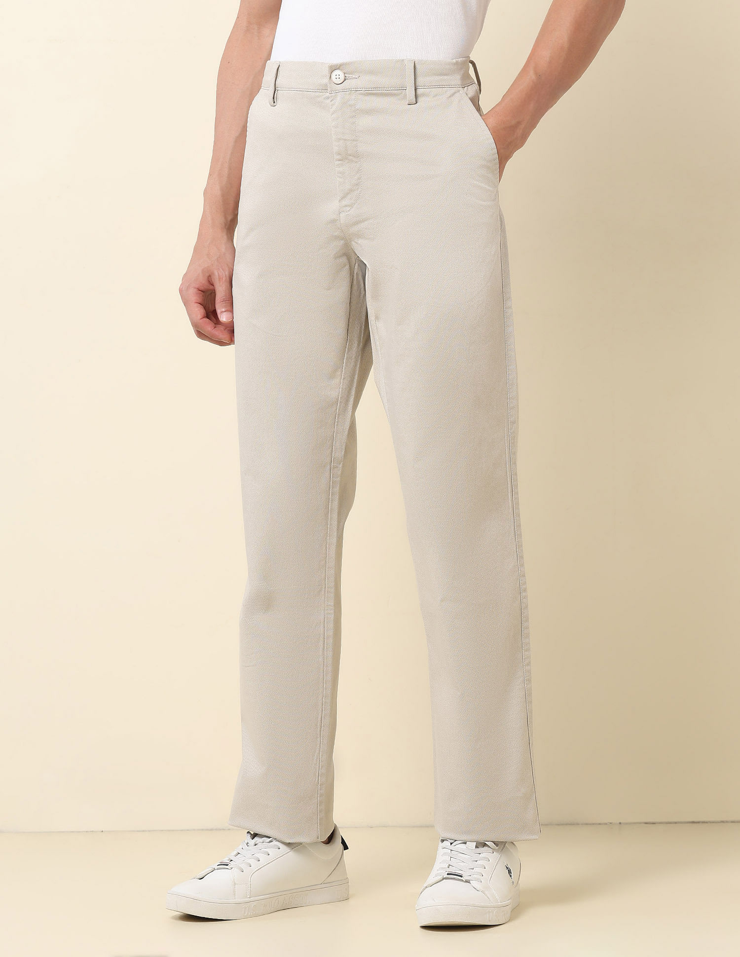 U.S. Polo Assn. Riley Straight Fit Twill Trousers