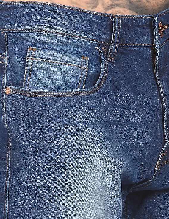 Flying Machine Django Straight Fit Mid Rise Jeans