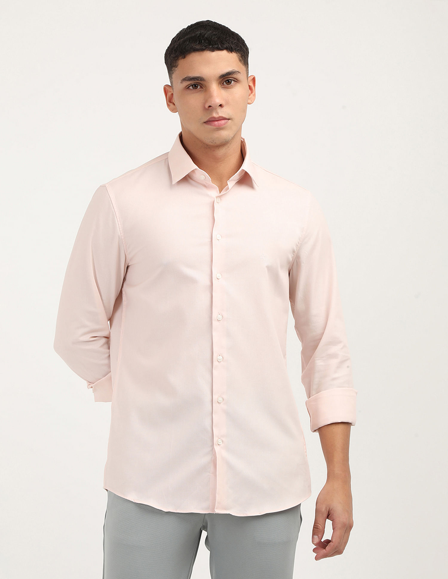 Calvin Klein Jeans Tonal Structure Slim Shirt