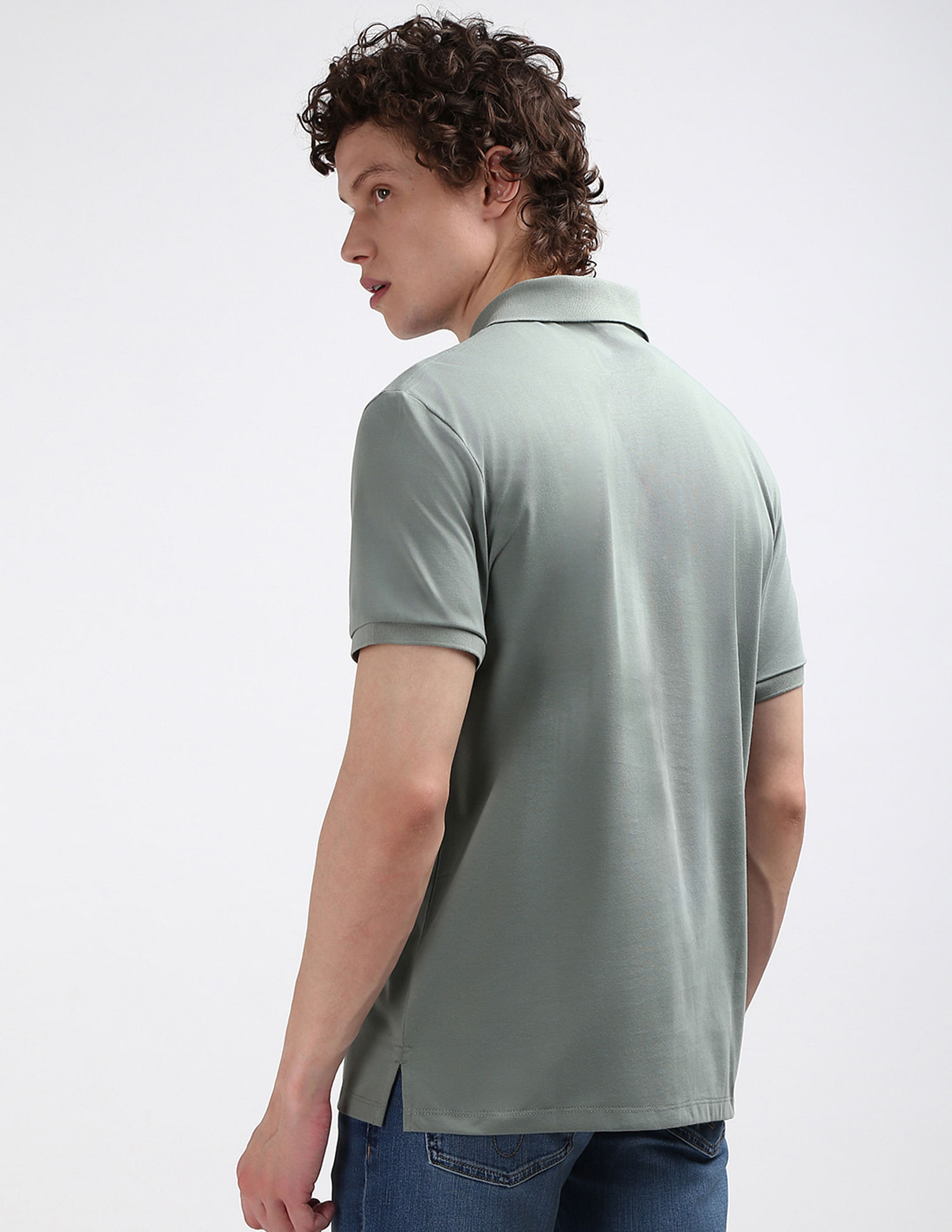 Buy Calvin Klein Sustainable Smooth Solid Polo Shirt - NNNOW.com
