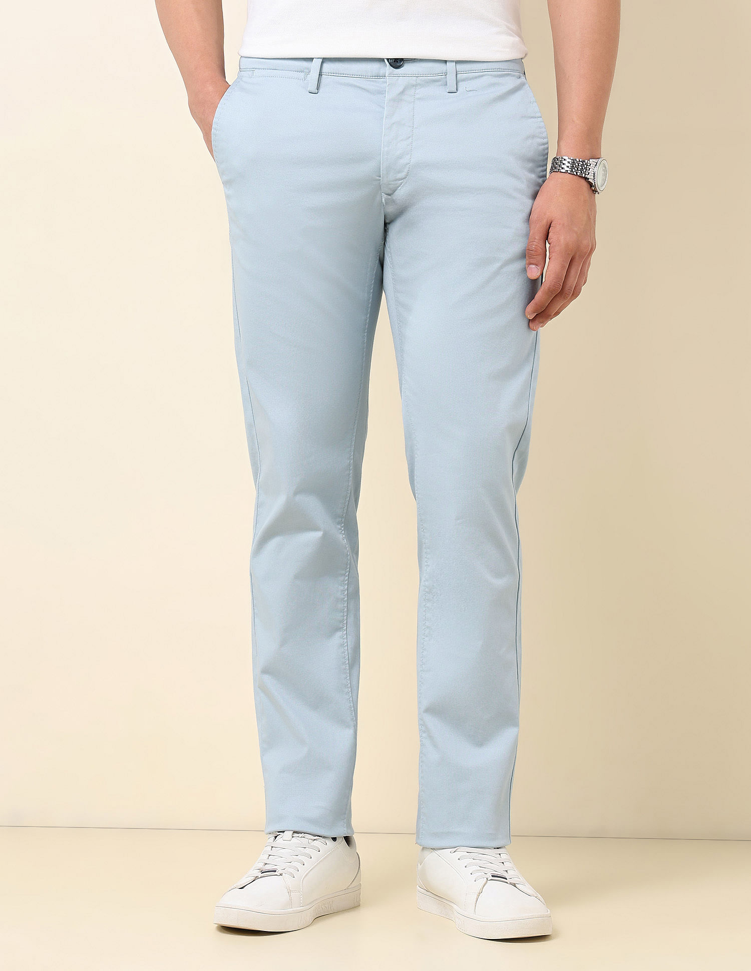 U.S. Polo Assn. Dobby Denver Slim Fit Trousers