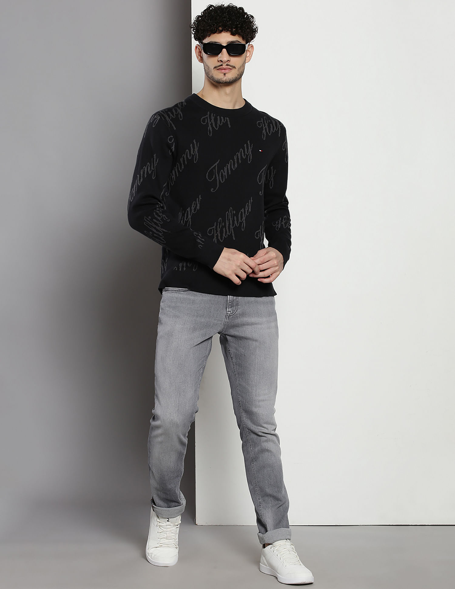 Tommy Hilfiger Crew Neck Typographic Sweater