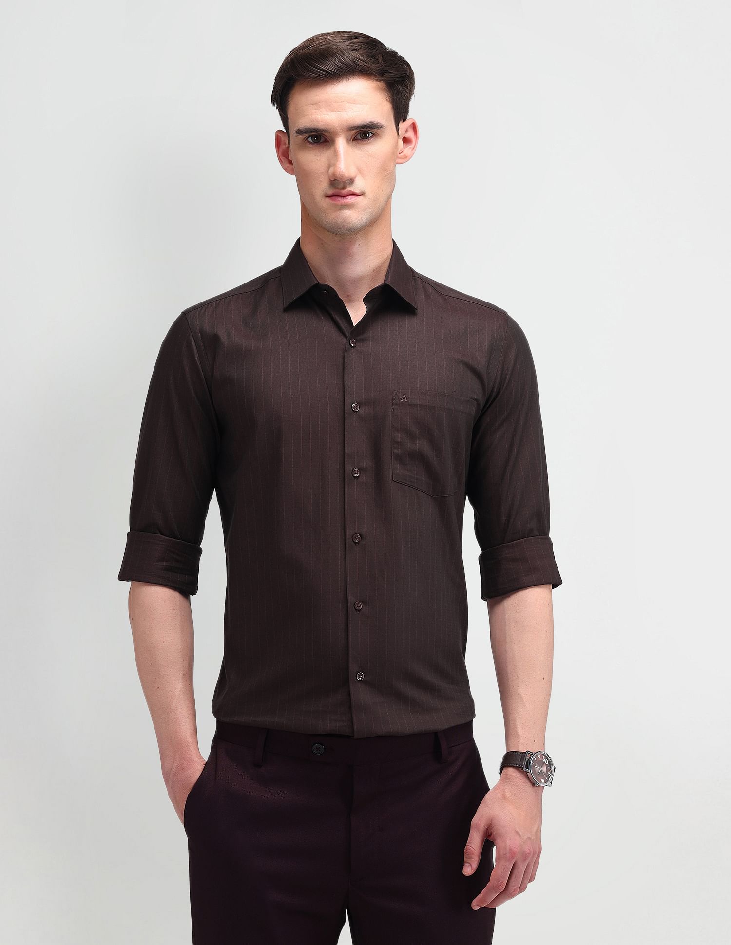 Arrow Liberty Classic Fit Textured Shirt