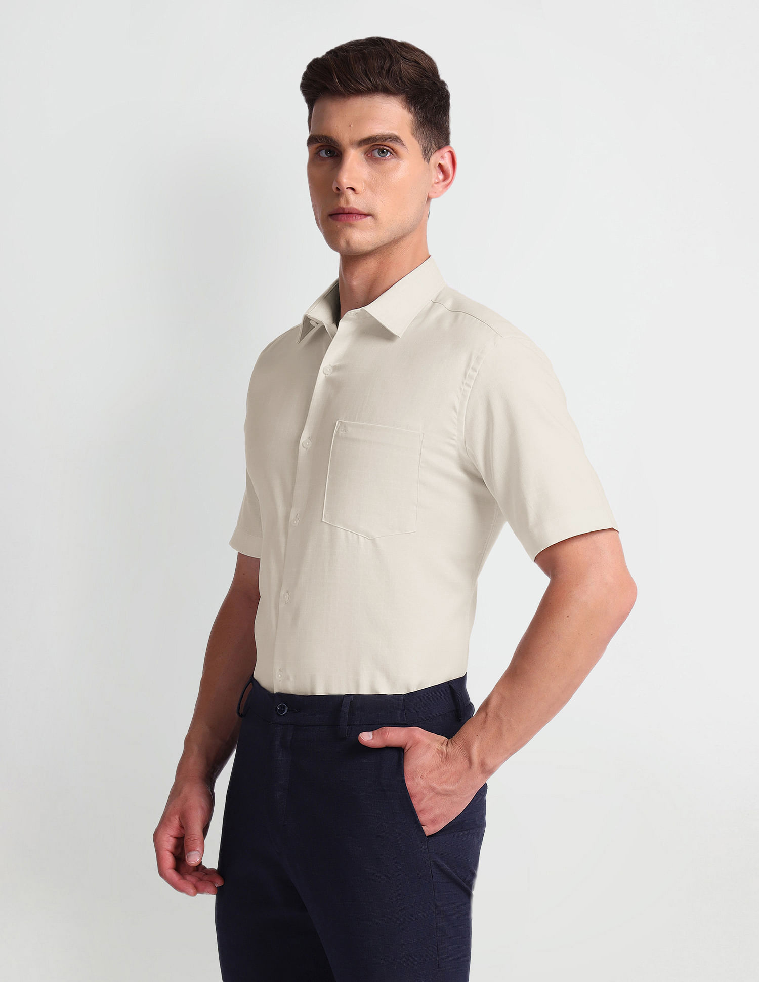 Arrow Pure Cotton Check Shirt