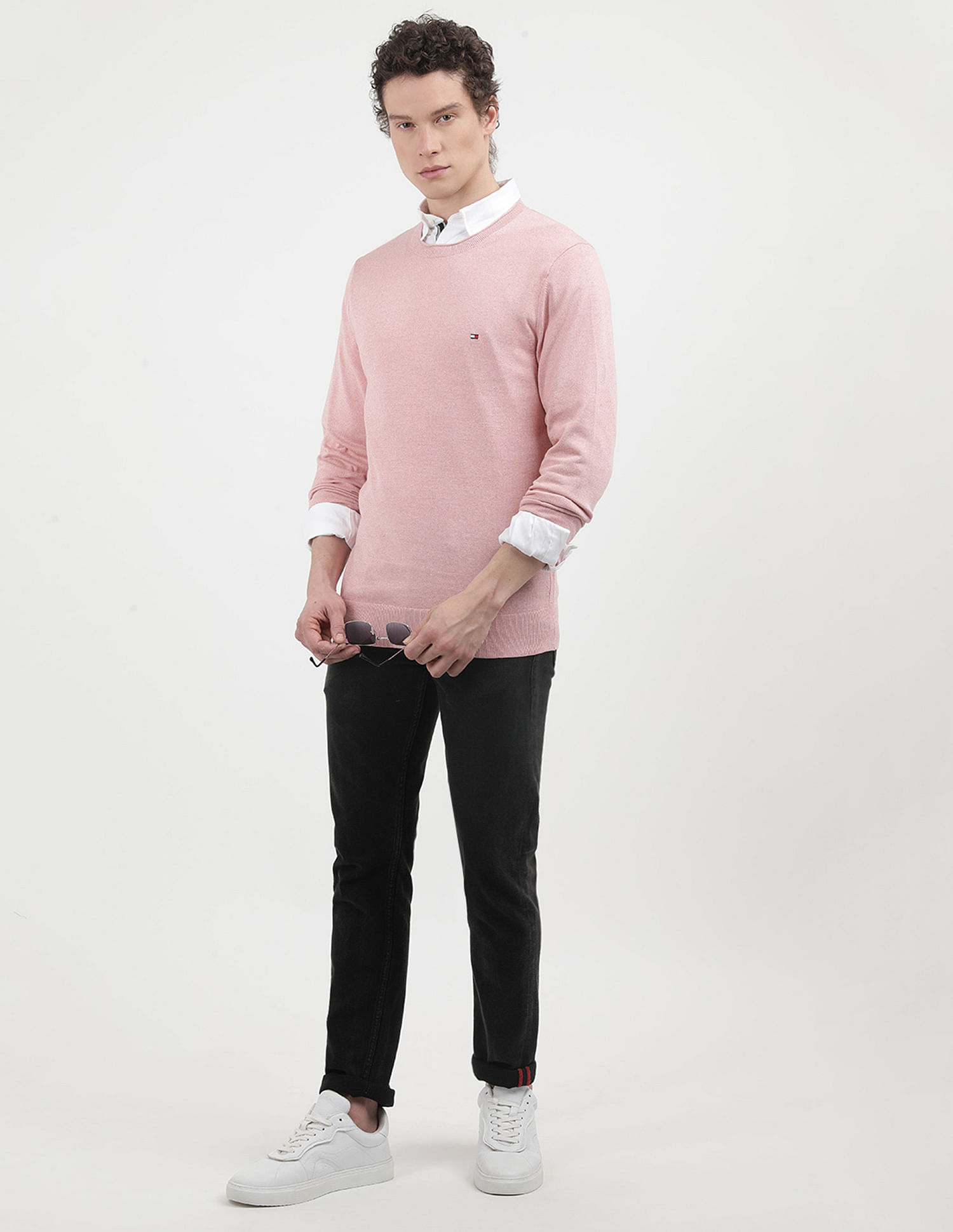 Tommy Hilfiger Mouline Organic Cotton Sweater