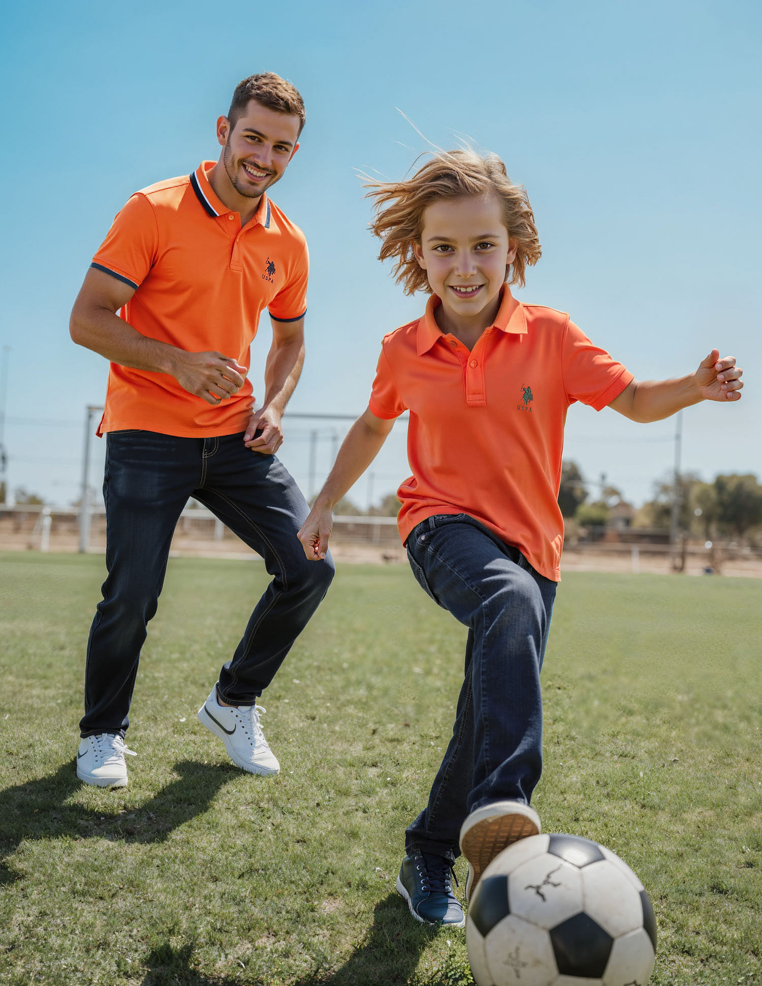 U.S. Polo Assn. Kids Boys Cotton Pique Polo Shirt