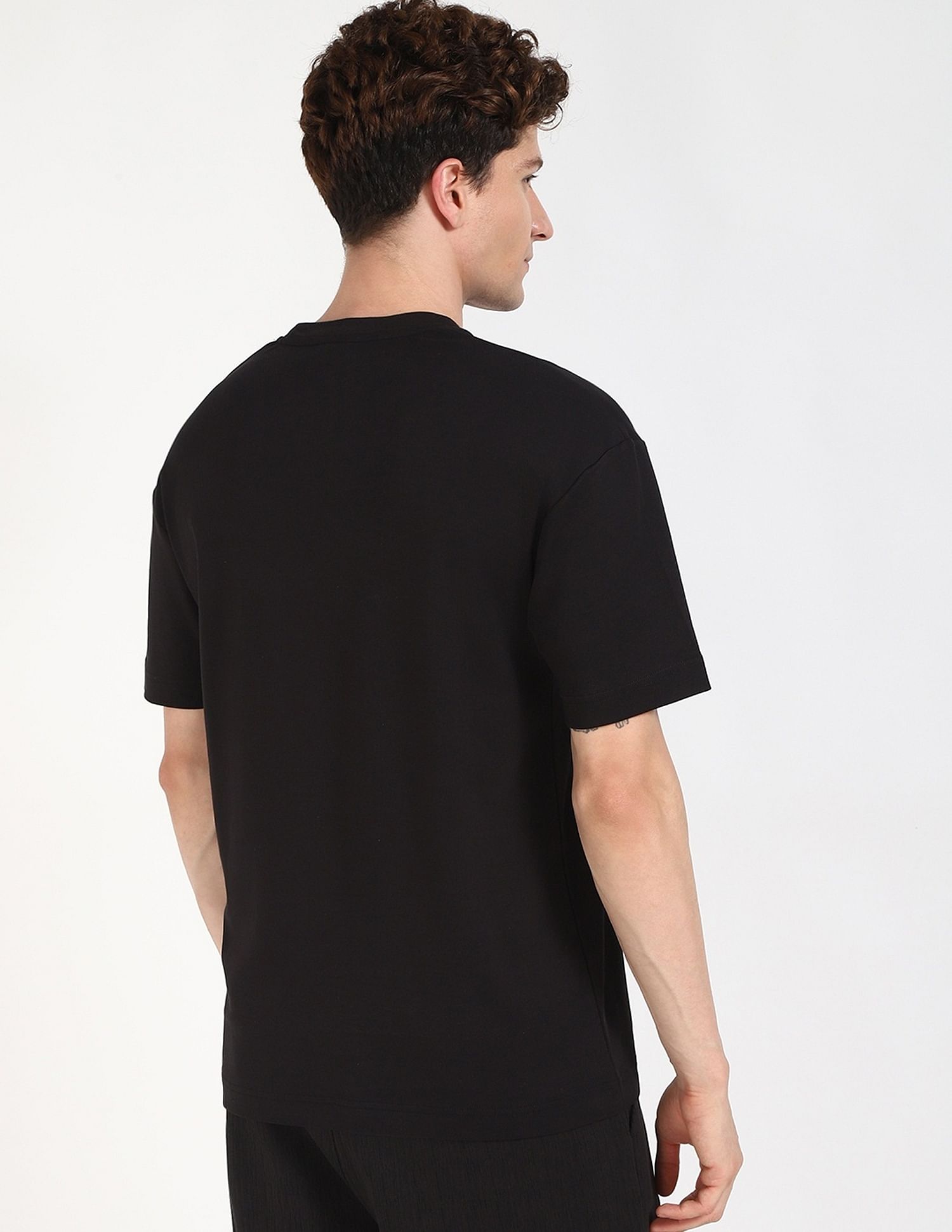 Calvin Klein Jeans Solid Regular Fit Cotton T-Shirt