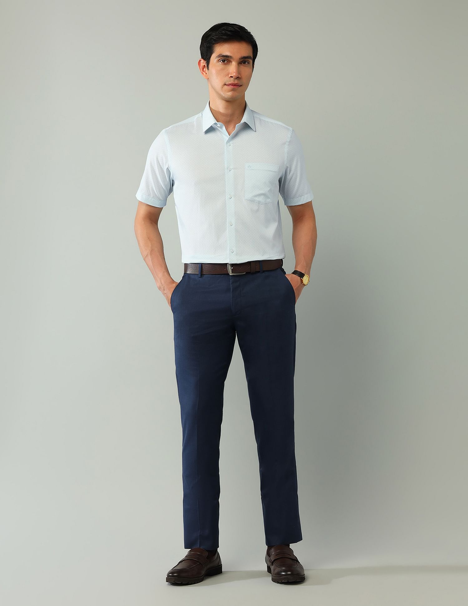 Arrow Regular Fit Twill Printed Shirt