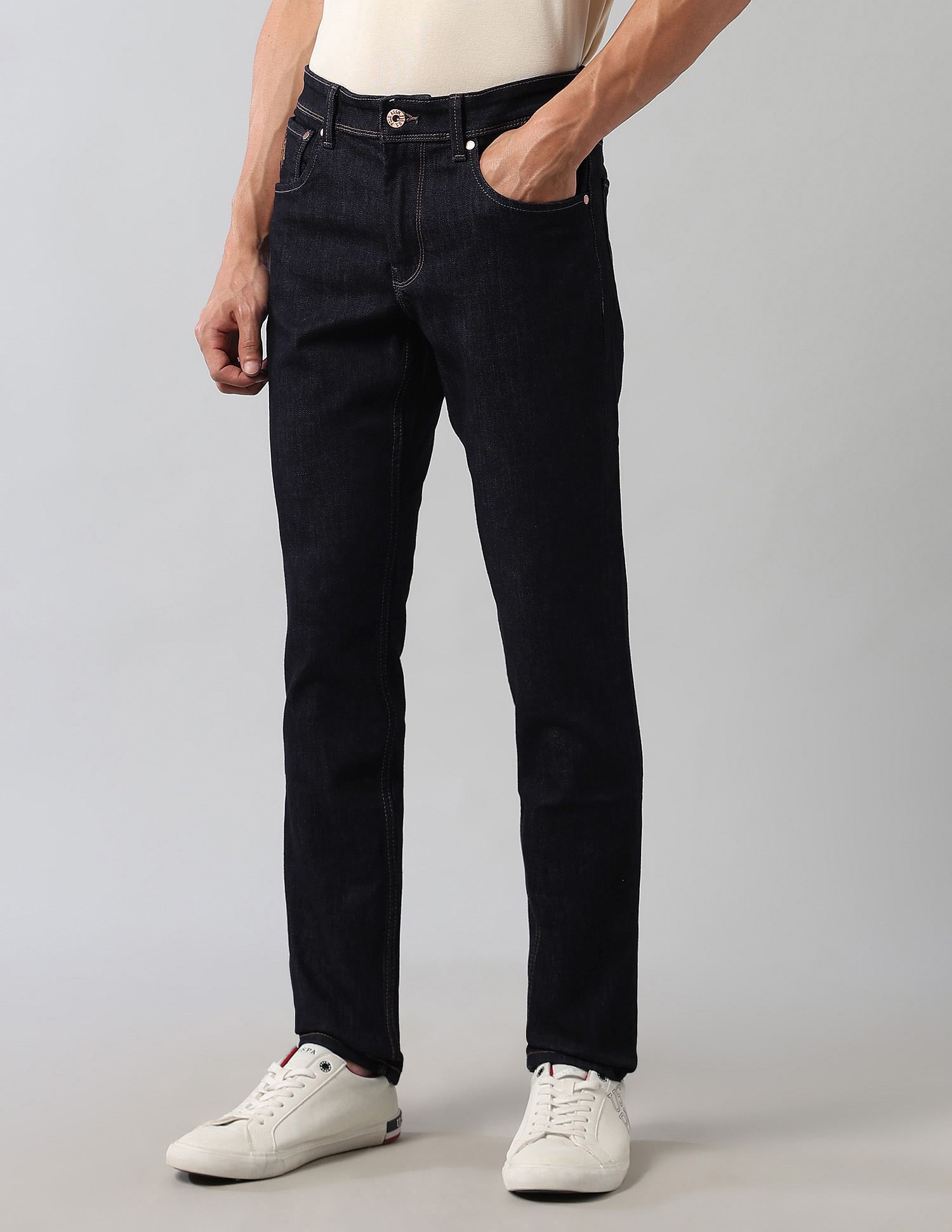 U.S. Polo Assn. Denim Co. Brandon Slim Tapered Fit Blue Ultra Soft Jeans