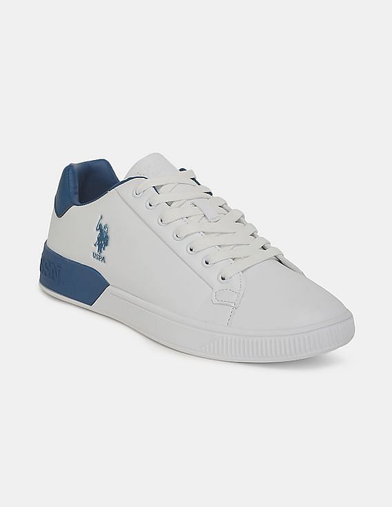 polo white tennis shoes