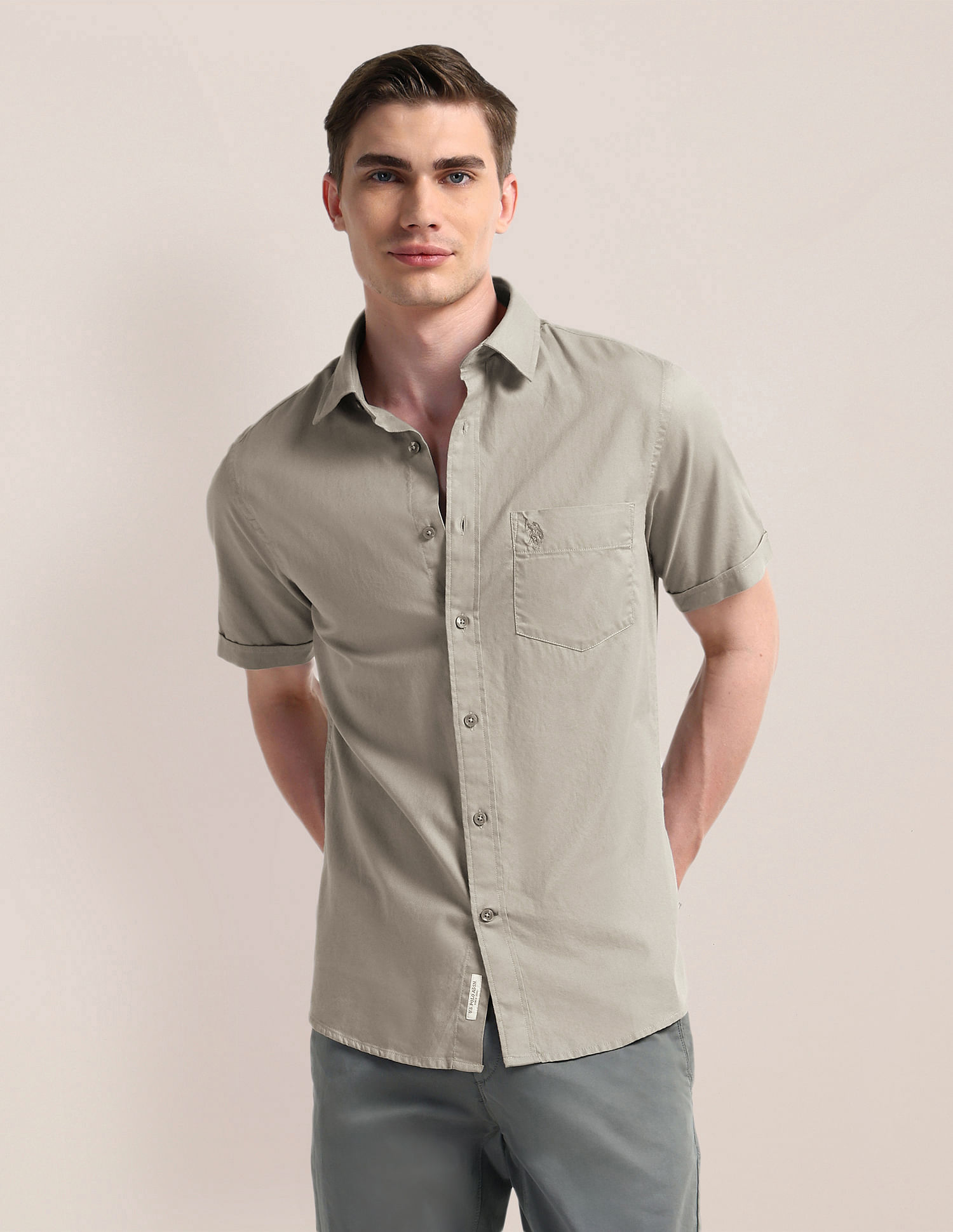 U.S. Polo Assn. Tailored Fit Premium Cotton Shirt