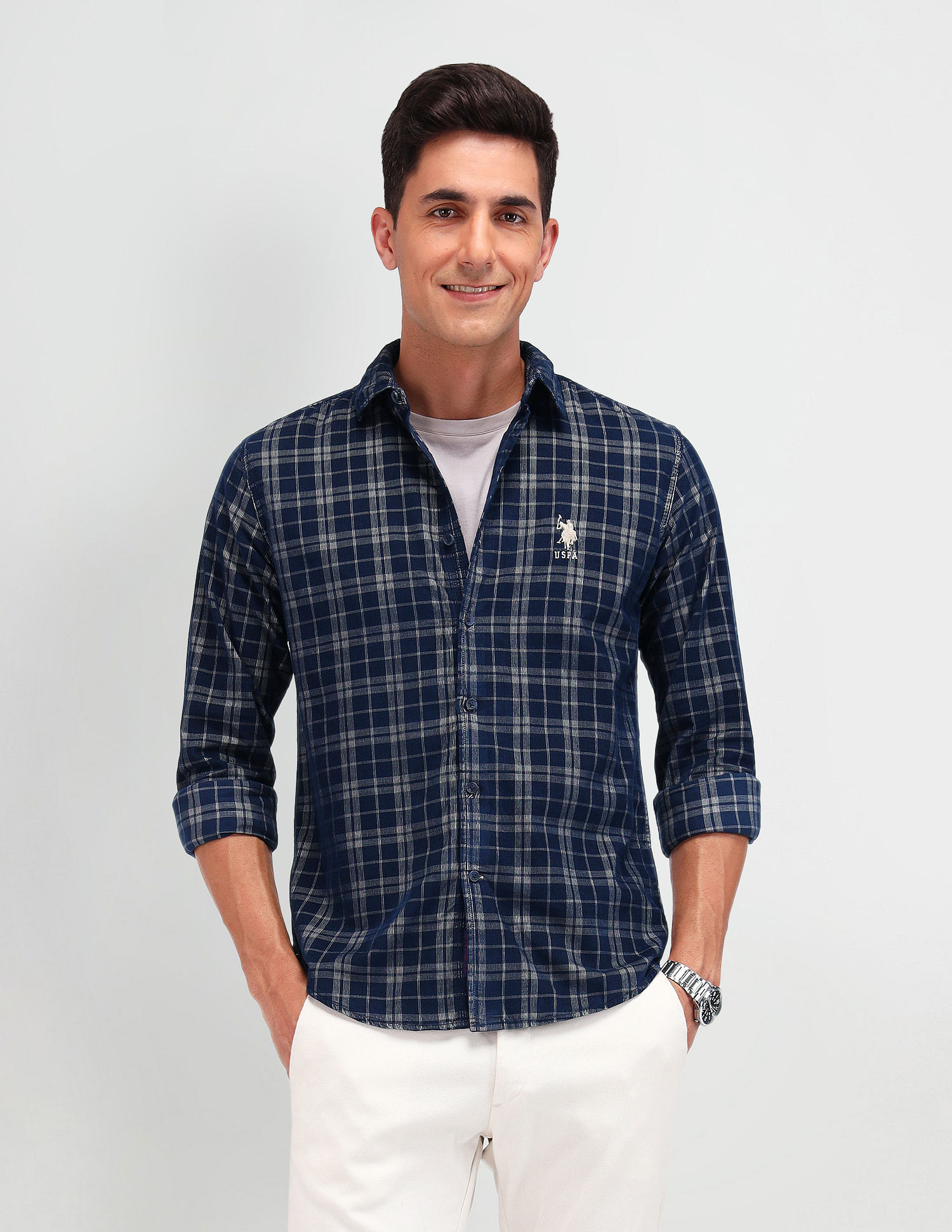 U.S. Polo Assn. Denim Co. Slim Fit Corduroy Shirt