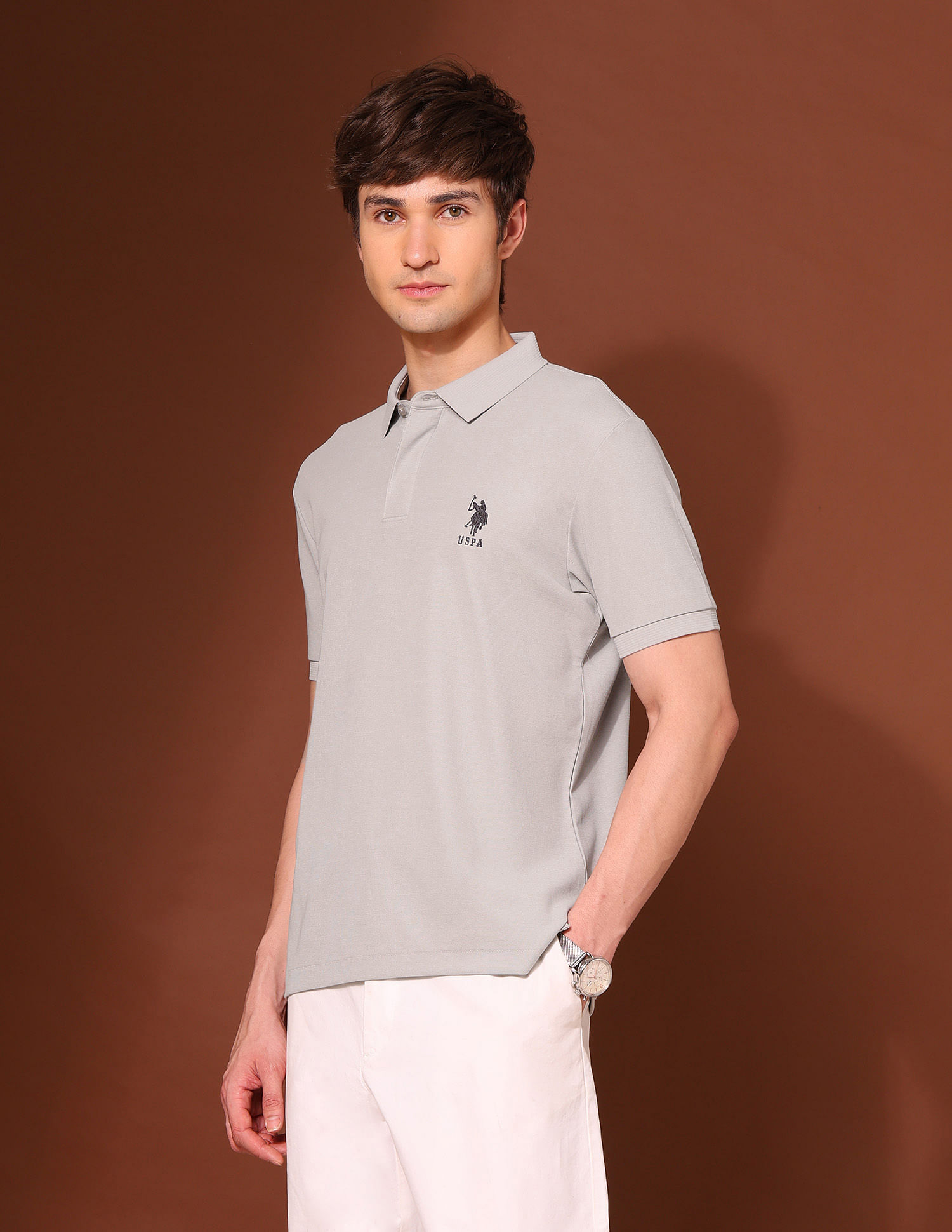 U.S. Polo Assn. Slim Fit Work And Wander Polo Shirt