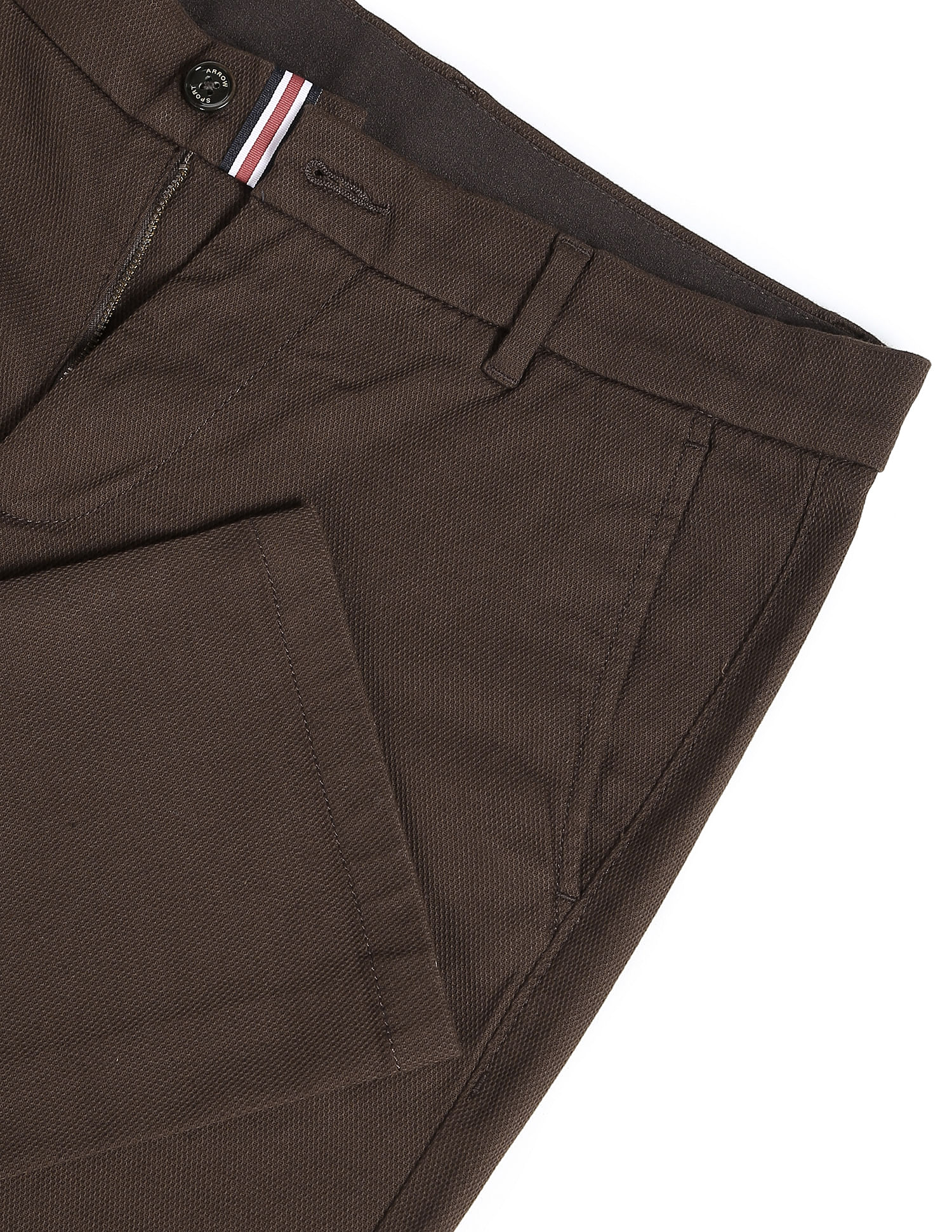 Brown wool pants | The Kooples