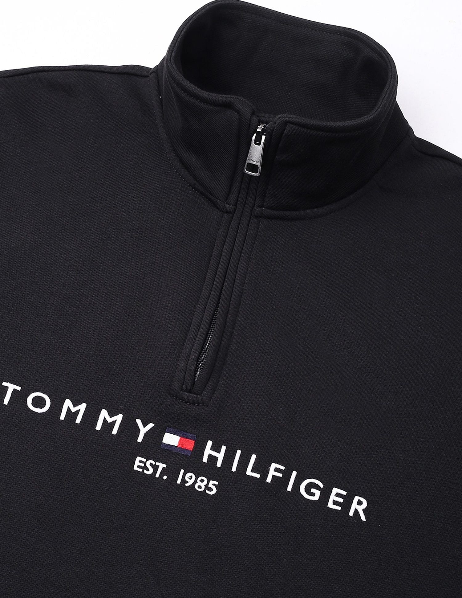 Tommy Hilfiger Embroidered Logo Regular-Fit Cotton Sweatshirt