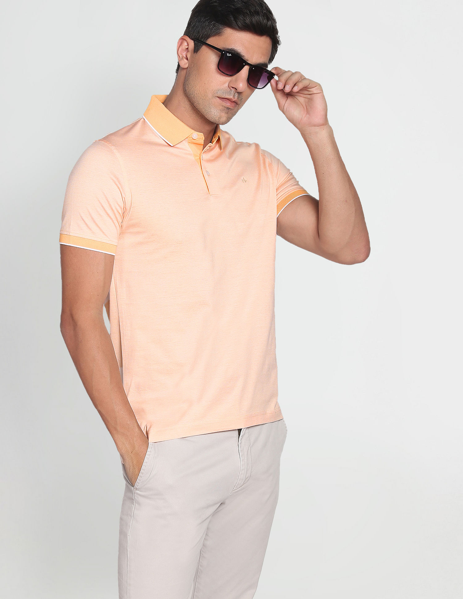 Mercerised cotton outlet polo