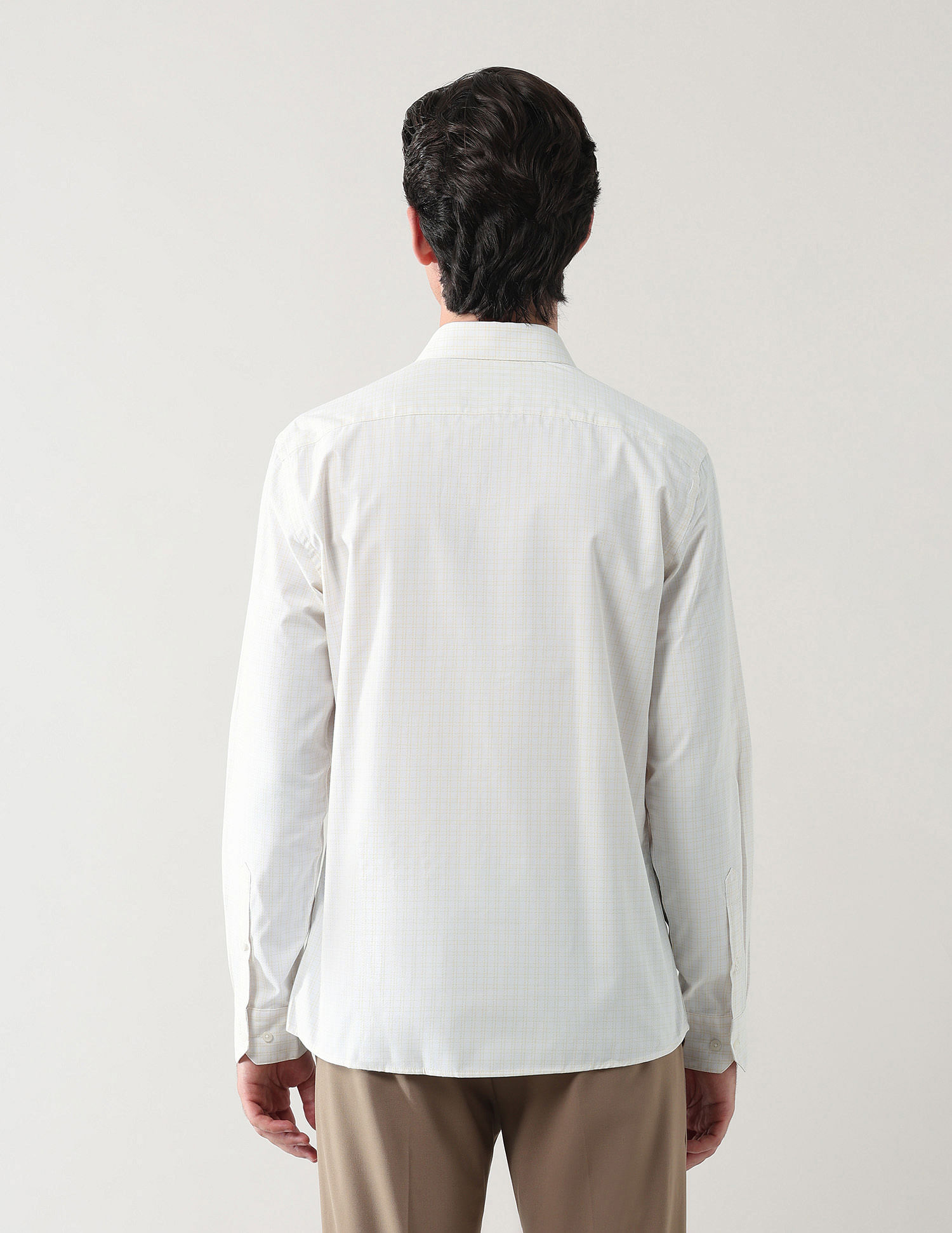 Arrow Grid Tattersall Checked Regular Fit Shirt