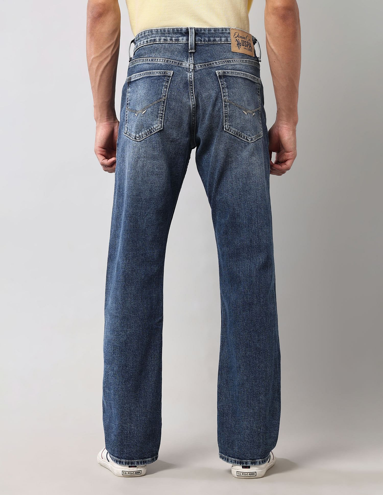 U.S. Polo Assn. Denim Co. Connor Bootcut Fit Blue Vintage Jeans