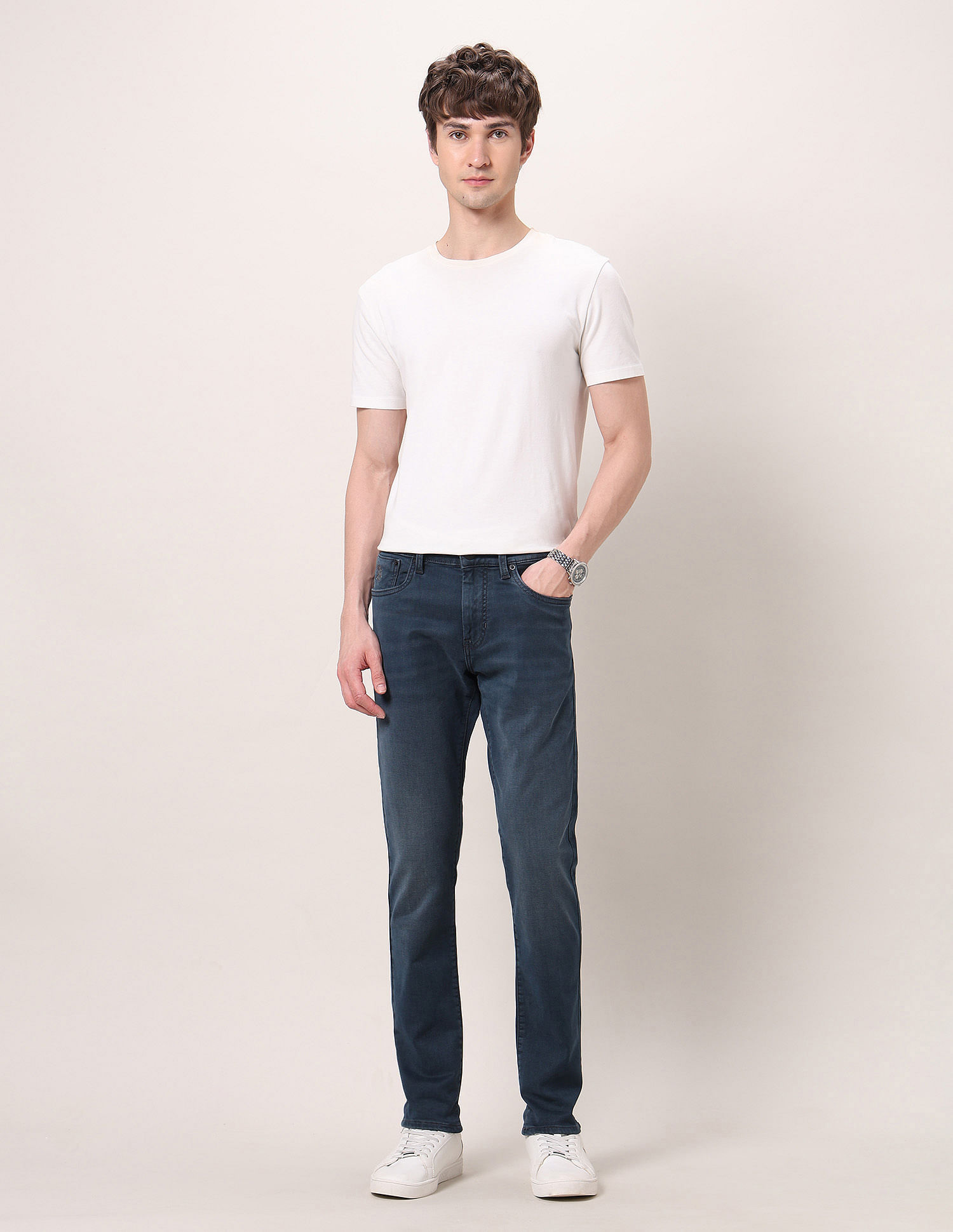 U.S. Polo Assn. Denim Co. Brandon Slim Tapered Fit Blue Jeans