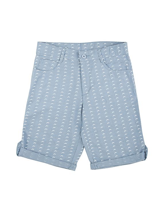 Buy FM Boys Slim Fit Dolphin Print Shorts