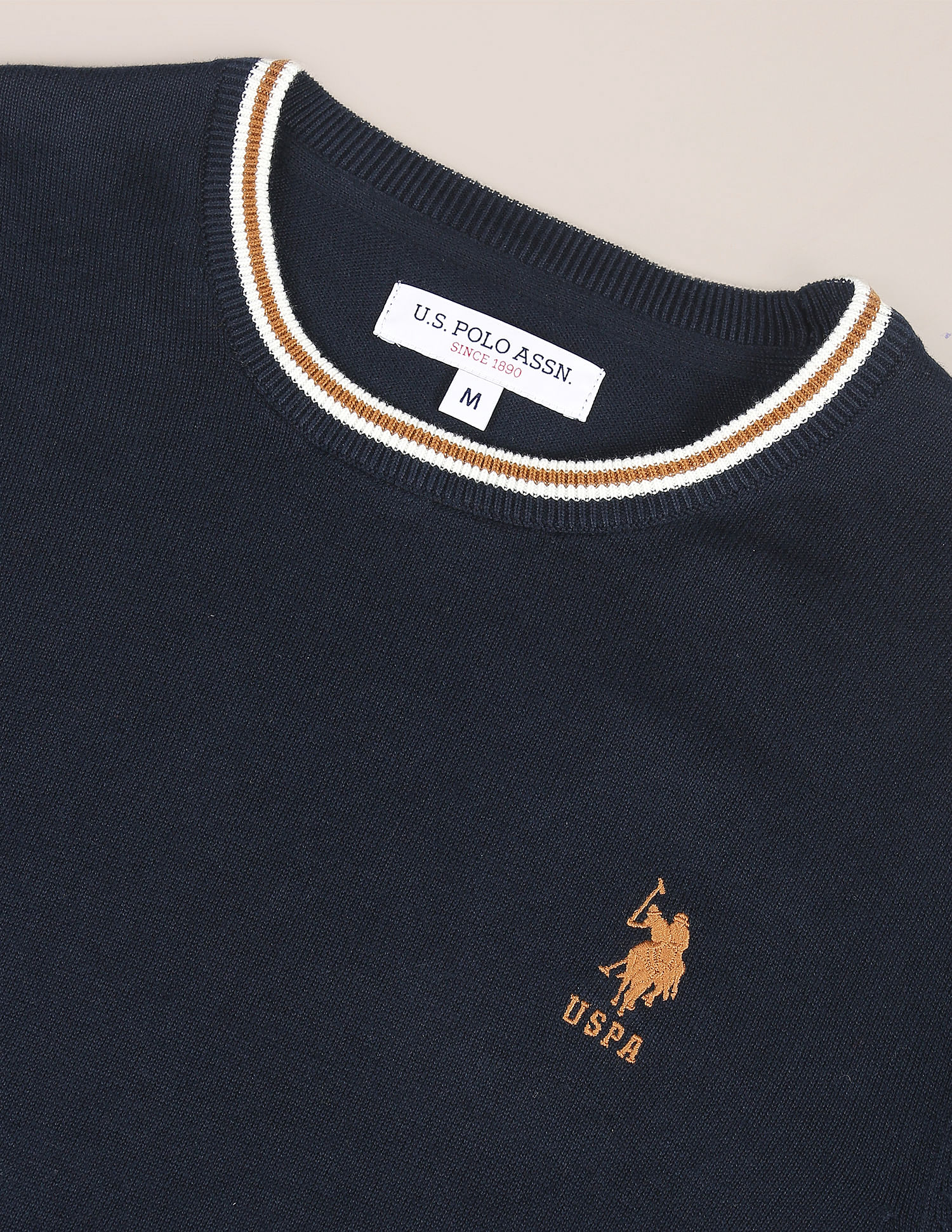 U.S. Polo Assn. Crew Neck Solid Sweater