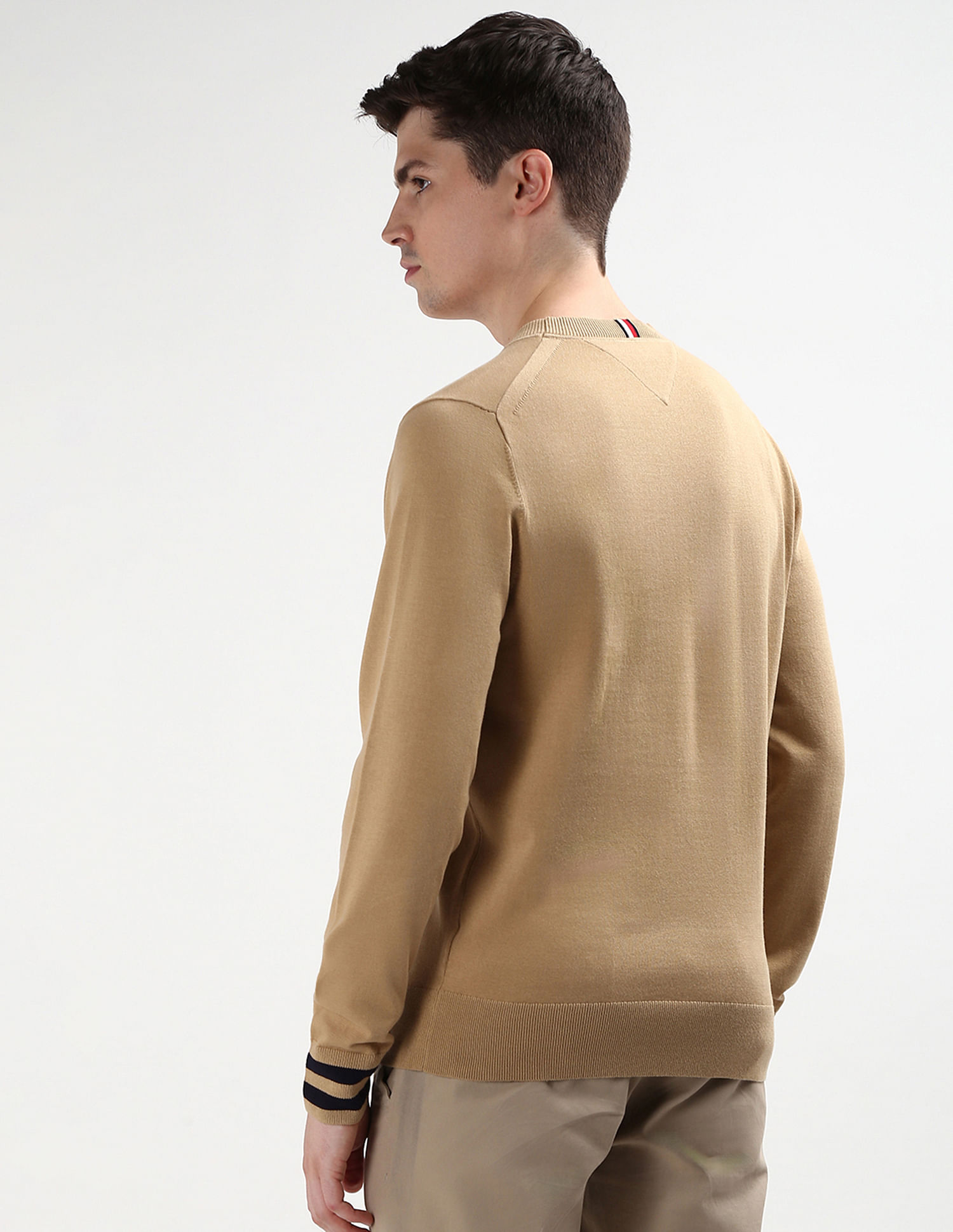 Tommy Hilfiger Embroidered Monotype Cotton Sweater
